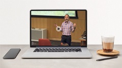 Dr. Chris Miller teaching in online video