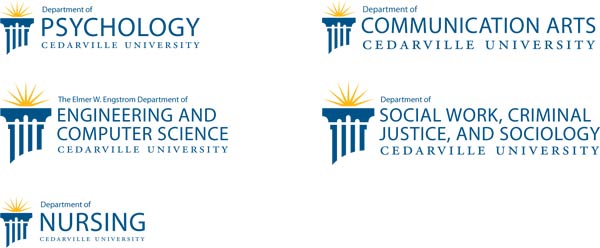 Sample Academic Department Logos