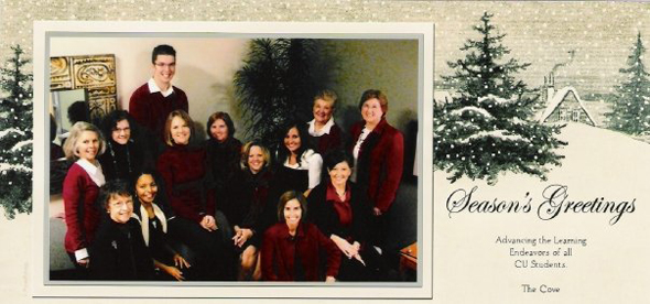 Seasons Greetings from The Cove Staff