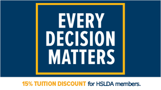 15% Tuition Discount for HSLDA members.