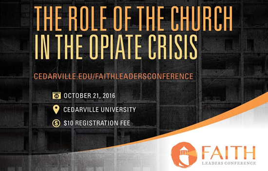 Cedarville's School of Pharmacy hosts Faith Leaders Conference.
