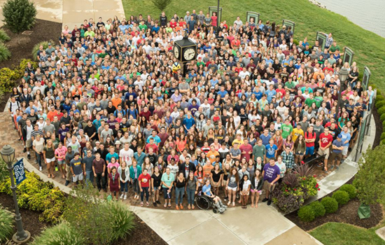 Cedarville recruits students from all 50 U.S. states.
