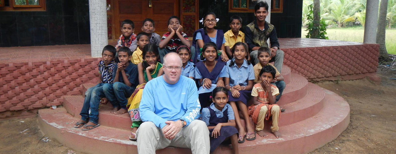 Pete Savard with Global Water Consortium project in India
