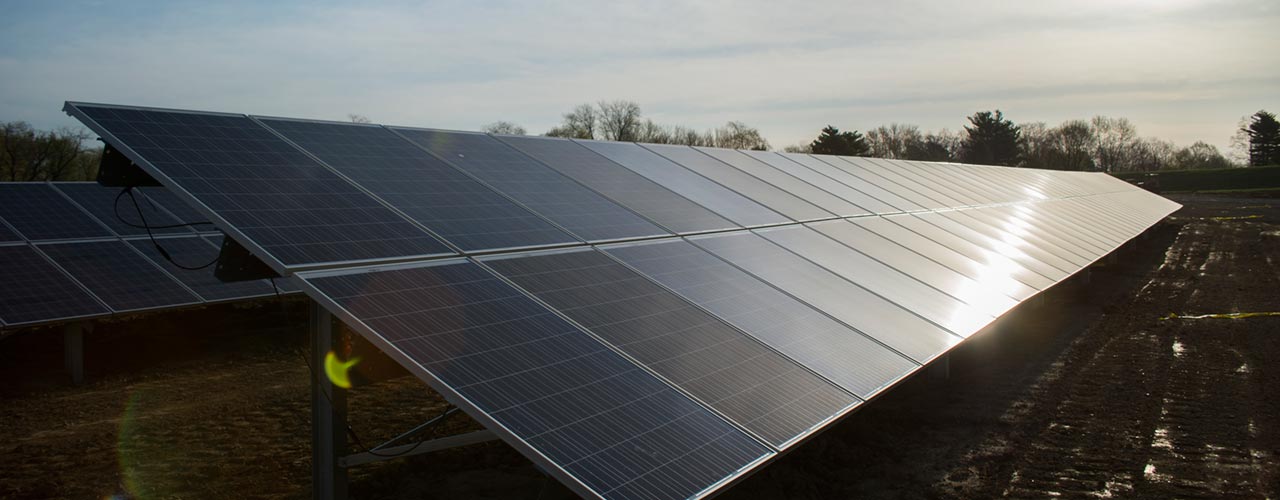 Cedarville University solar array panel