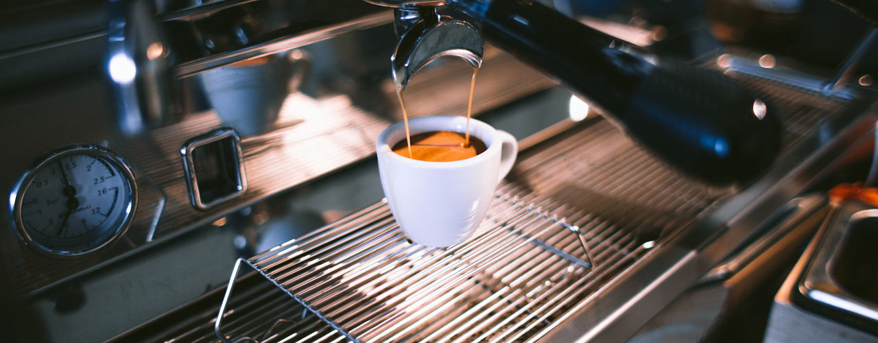 Coffee being poured