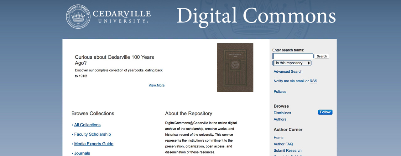 Digital Commons archive 