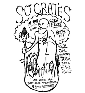 Socrates in the Cornfields illustration