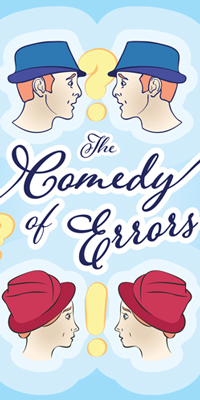 'Comedy of Errors' playbill art