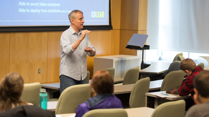 Jeff Reep, director of the career services office