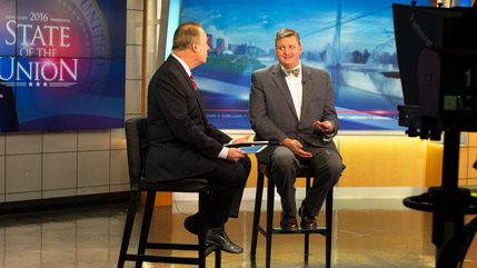 Mark Allan at WDTN and Dr. Mark Caleb Smith