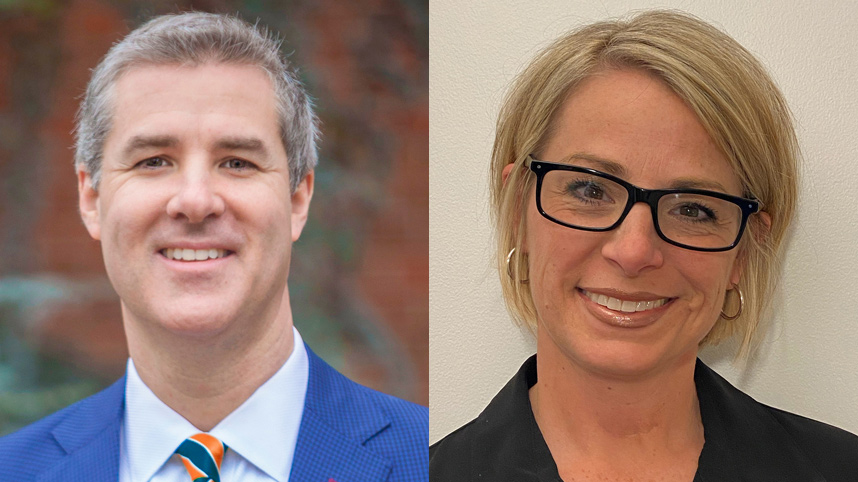 Will Smallwood and Diana Perkey