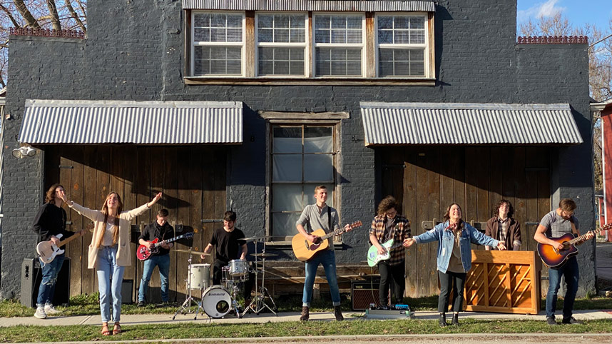 Resonance Gold performing at Clifton Mill