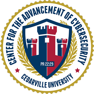 Center for Advancement of Cybersecurity at Cedarville logo