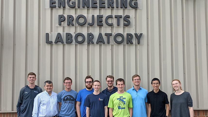 Members of the Cedarville Student Launch team