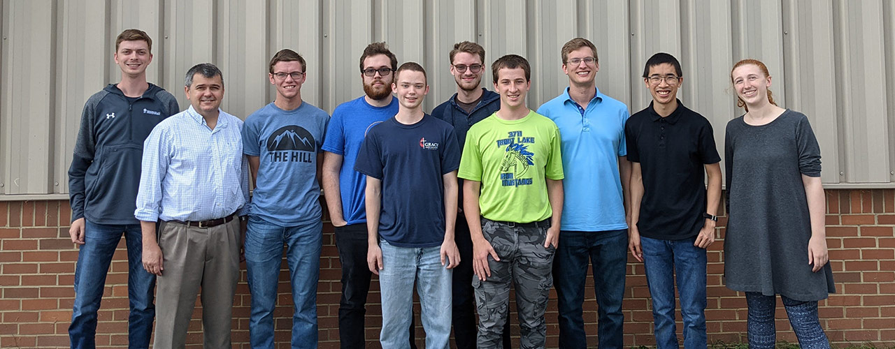 Members of the Cedarville Student Launch team
