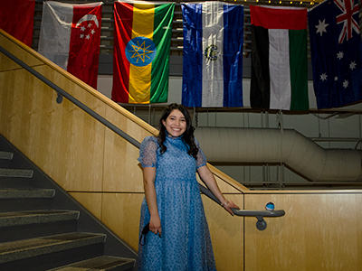Ligia Benitez attended the International Students Gala hosted by Miso in the Spring of 2021