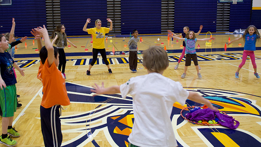 Cedarville University offers physical education courses for local homeschool children aged 6-12.