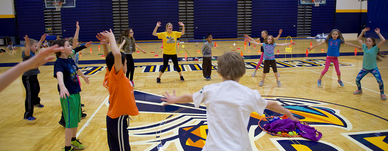 Cedarville University offers physical education courses for local homeschool children aged 6-12.