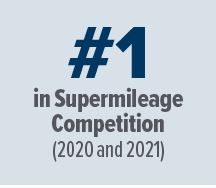 #1 in Supermileage Competition for 2020 and 2021