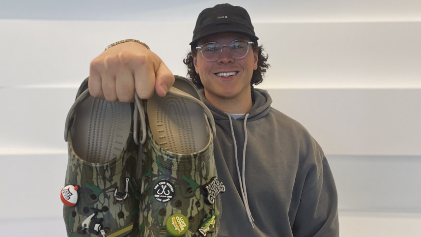 Nicholas Mahek, a 2021 graduate of the International Center for Creativity, was the primary designer for the 2022 Luke Combs X Crocs collaboration.