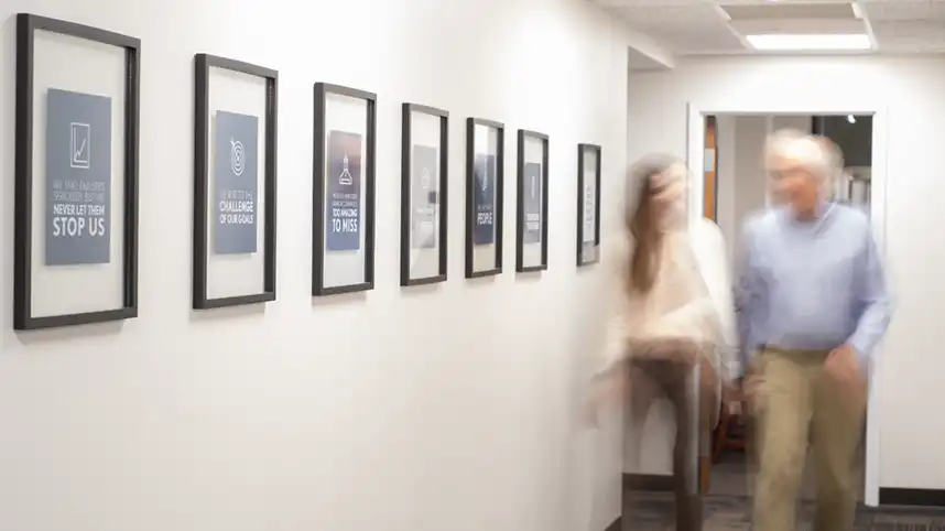 Advancement hallway.