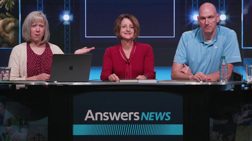 Dr. Georgia Purdom co-hosts Answers News.