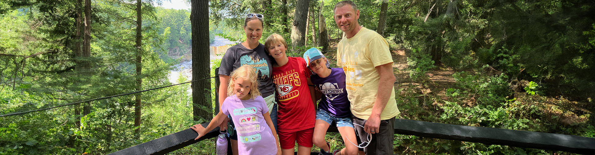 Catie Holt and her family.