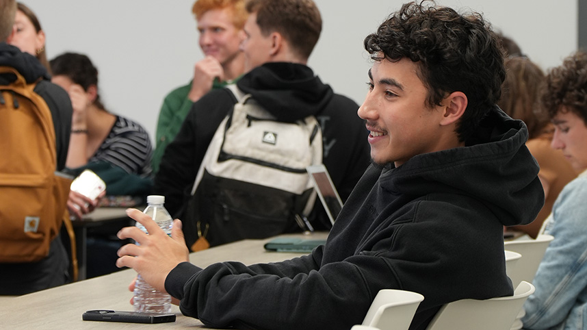 Students at EFC event.