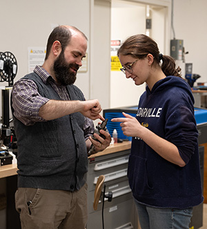 Students in the School of Engineering at Cedarville University get hands-on training.
