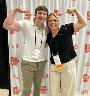 Hayden Lee and mentor.