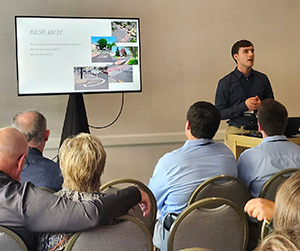 Civil engineering graduate presents at Ohio Heritage.