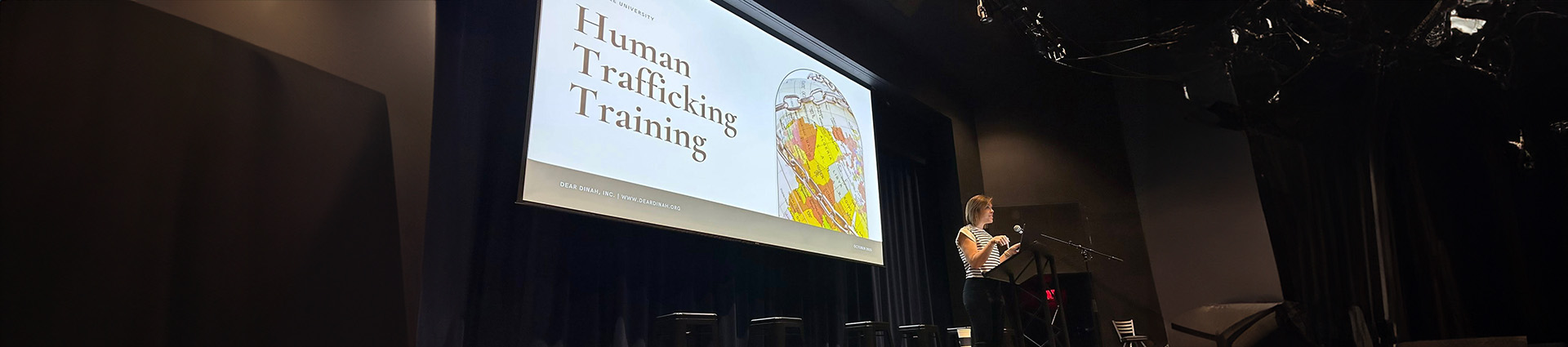 Mandy Reed trains students to combat human trafficking.