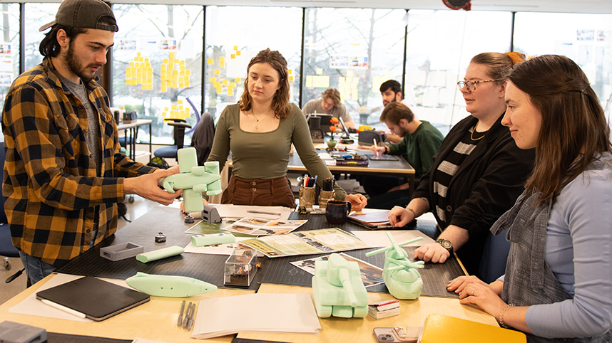 Cedarville University students at the International Center for Creativity in Columbus, Ohio.