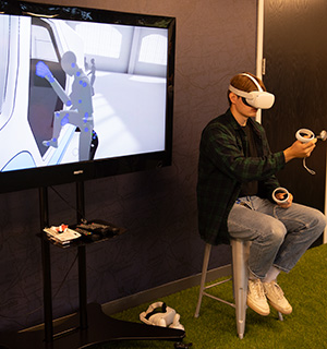 Virtual reality modeling at the ICC.