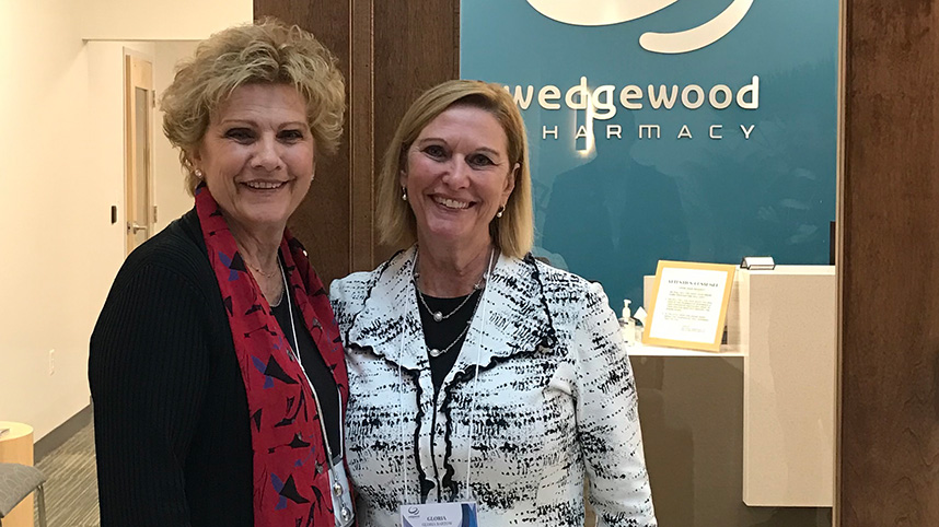 Lucy Malmberg and Gloria Bartow.