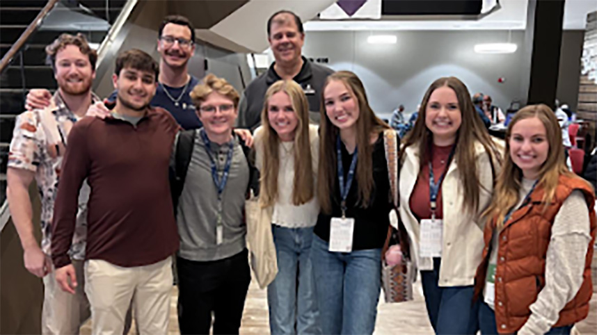 Pharmacy students at medical missions conference.