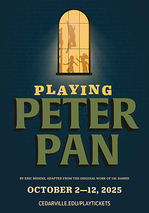 Logo for Playing Peter Pan.
