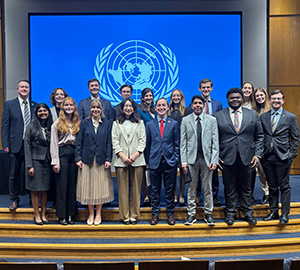 Cedarville University's 2024-25 Model UN Team.