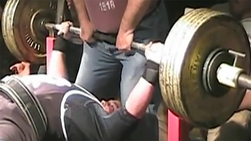 Trent Rogers setting world record.