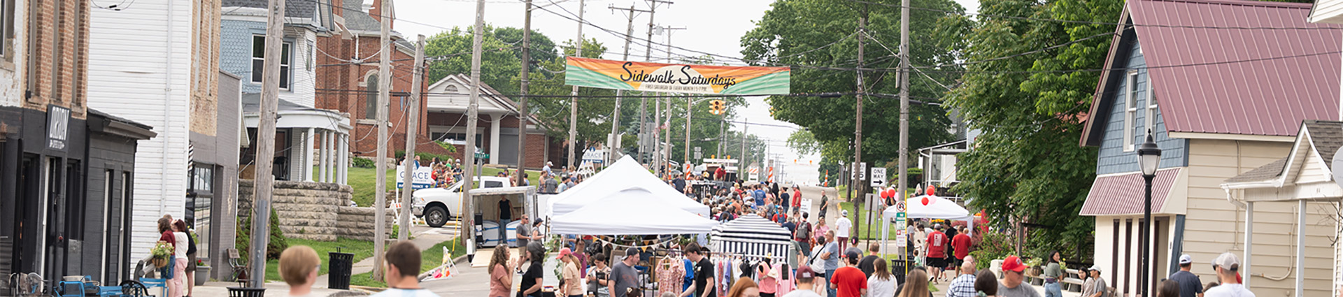 Village of Cedarville on Sidewalk Saturday.
