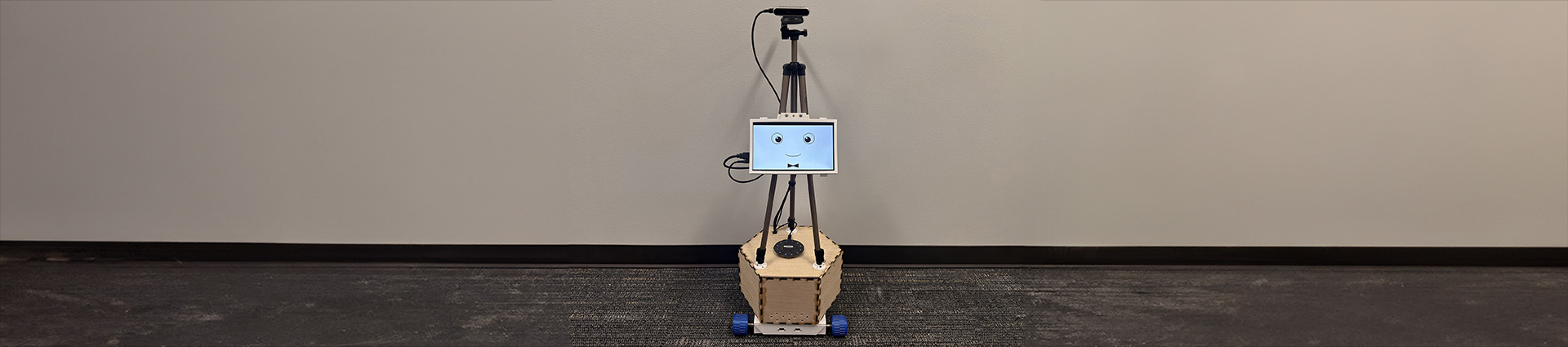 Alfred, a robot designed by a Cedarville University senior capstone team to assist with independent living.