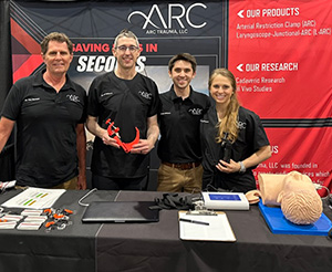 ARC trauma clamp developers.