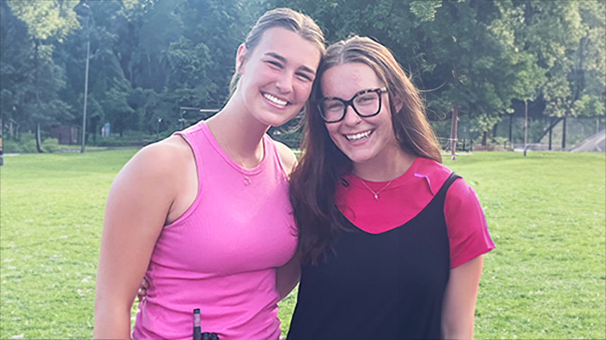 Danika Swartz and Joella Bandi.