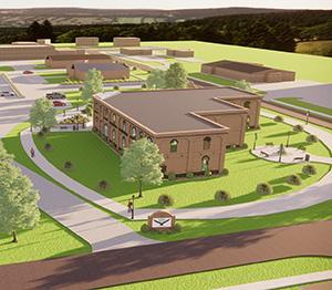 Potential rendering for a building in Broadview.