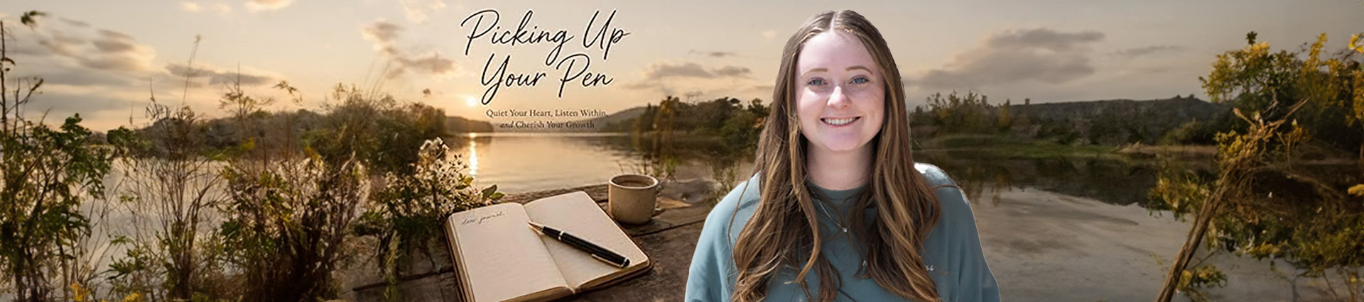 Emma Reale and her book, "Picking Up Your Pen."