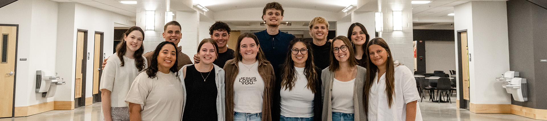 Molly Miller (front row second from right) was one of thirteen interns who was involved in Traders Point Christian Church’s first summer internship program.