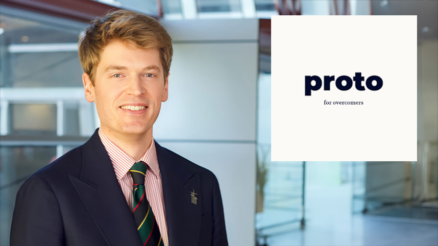 Martyn Iles with Proto logo.