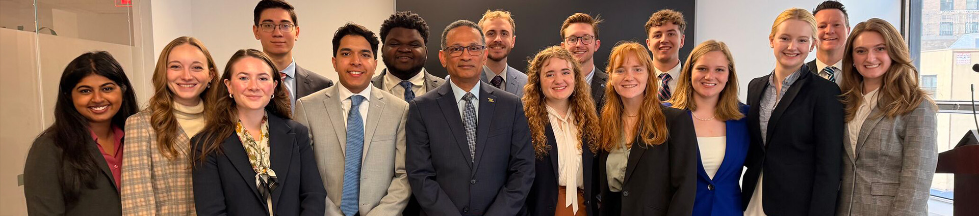Cedarville University's 2026 Model U.N. Team.