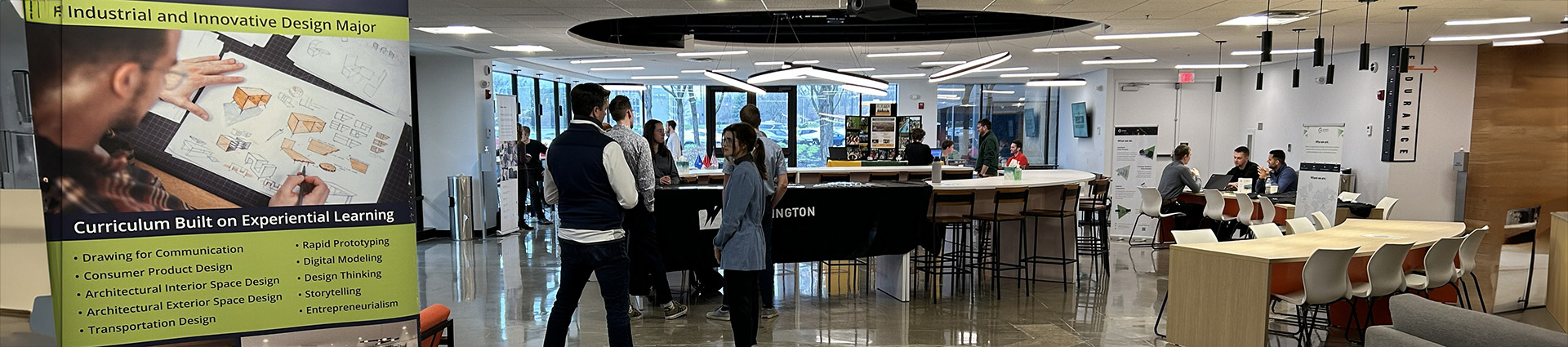 Students meet potential employers at the ICC recruitment day event at the ICC in Columbus, Ohio.