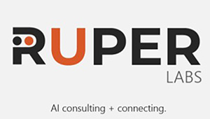 Ruper Labs logo in black and orange lettering.